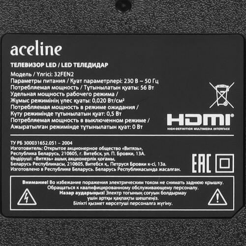 32" (81 см) Телевизор Aceline 32FEN2 черный