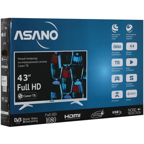 43" (108 см) Телевизор Asano 43LF5011T белый