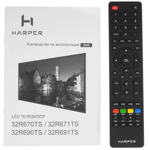 32" (81 см) Телевизор Harper 32R690TS черный