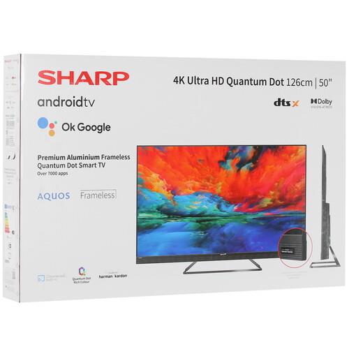 50" (126 см) Телевизор Sharp 50EQ3EA черный