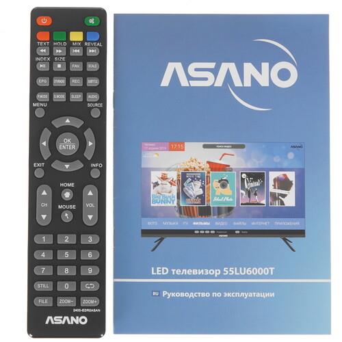 54.6" (139 см) Телевизор Asano 55LU6000T черный