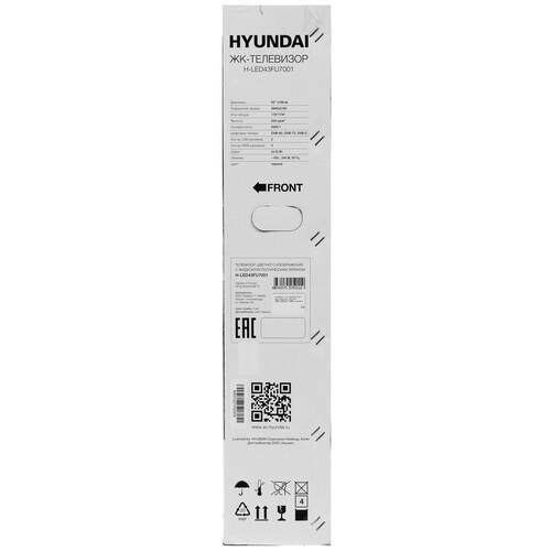 43" (109 см) Телевизор Hyundai H-LED43FU7001 черный