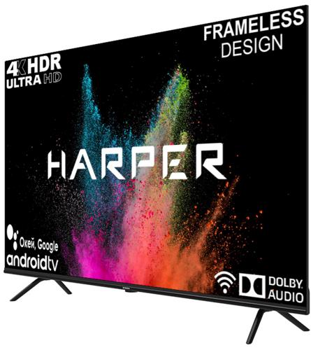 55" (138 см) Телевизор Harper 55U770TS черный
