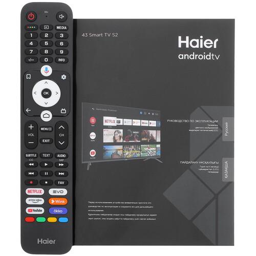 43" (109 см) Телевизор Haier 43 Smart TV S2 черный
