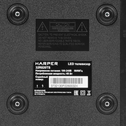 32" (81 см) Телевизор Harper 32R820TS черный