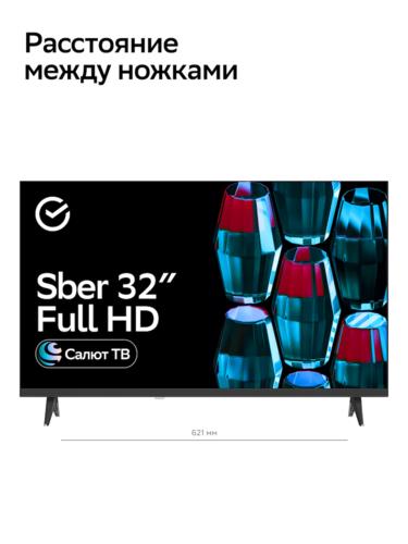 32" (80 см) Телевизор Sber SDX-32F2139 черный