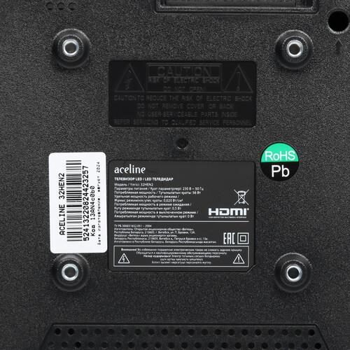 32" (81 см) Телевизор Aceline 32HEN2 черный