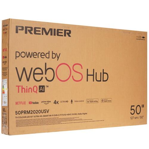 50" (127 см) Телевизор Premier 50PRM2020USV черный
