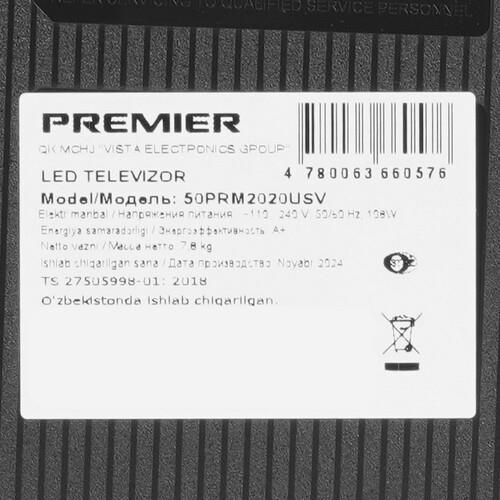 50" (127 см) Телевизор Premier 50PRM2020USV черный