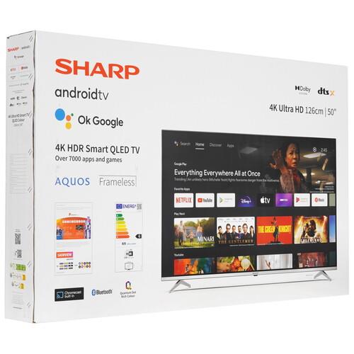 50" (126 см) Телевизор Sharp 50FP1EA серебристый