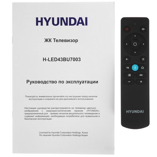 43" (109 см) Телевизор Hyundai H-LED43BU7003 черный