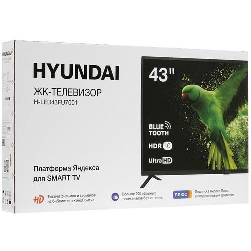 43" (109 см) Телевизор Hyundai H-LED43FU7001 черный
