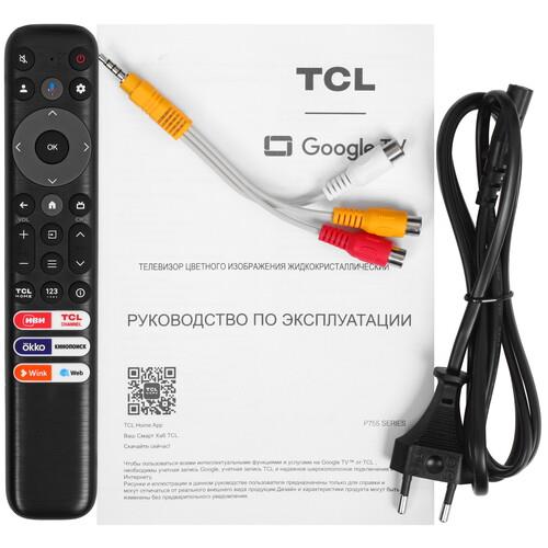 50" (127 см) Телевизор TCL 50P755 черный