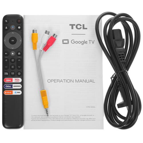 55" (139 см) Телевизор TCL 55C755 черный
