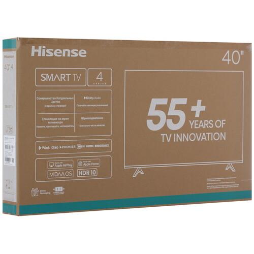 40" (102 см) Телевизор Hisense 40A4Q черный