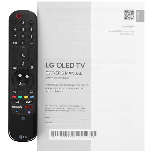 55" (140 см) Телевизор LG OLED55B2RLA черный