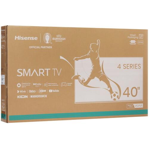 40" (101 см) Телевизор Hisense 40A4N черный