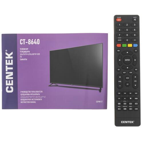40" (102 см) Телевизор Centek CT-8640 черный
