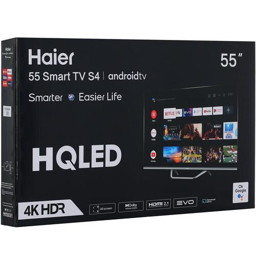 55" (140 см) Телевизор Haier 55 Smart TV S4 серебристый