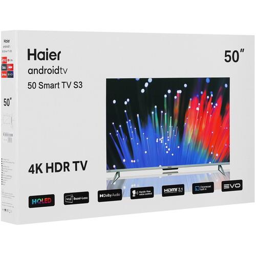 50" (127 см) Телевизор Haier 50 Smart TV S3 черный