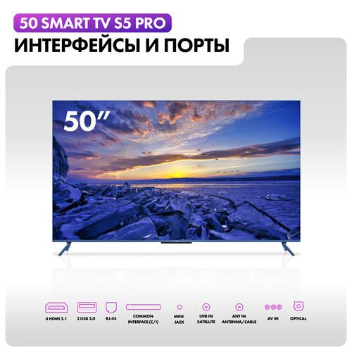 50" (127 см) Телевизор Haier 50 Smart TV S5 синий