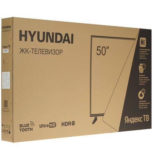 50" (127 см) Телевизор Hyundai H-LED50BU7003 черный