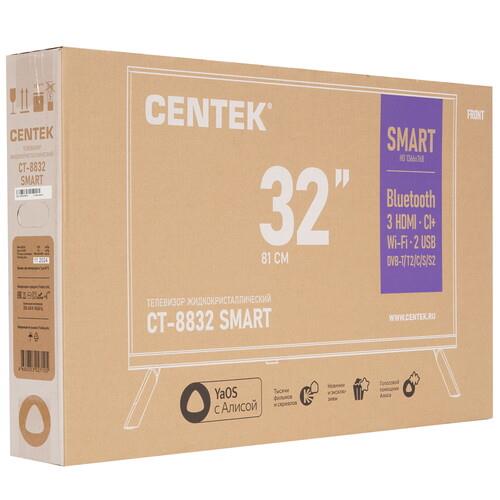 32" (81 см) Телевизор Centek CT-8832 Smart черный