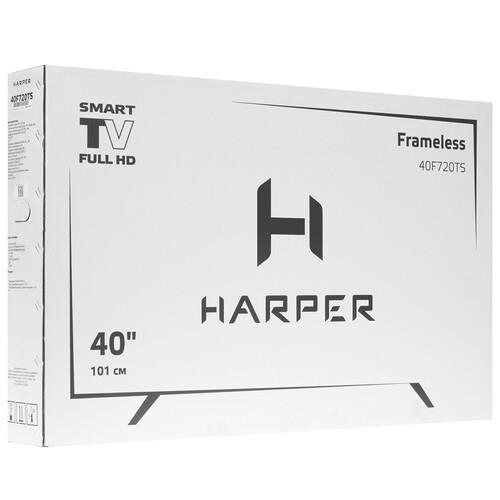40" (101 см) Телевизор Harper 40F720TS черный