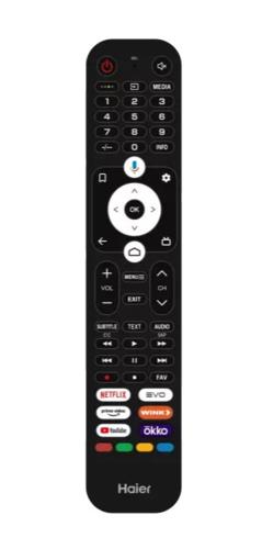 43" (110 см) Телевизор Haier 43 Smart TV M1 черный