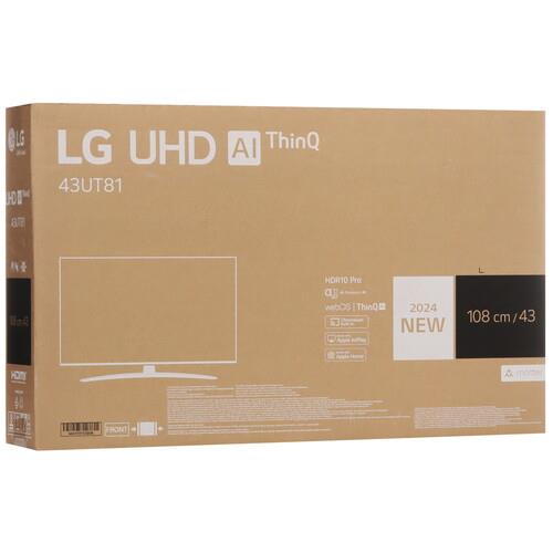 43" (108 см) Телевизор LG 43UT81006LA черный