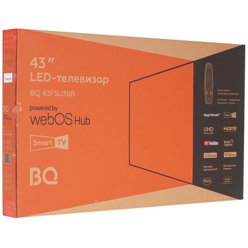 43" (109 см) Телевизор BQ 43FSU38B черный