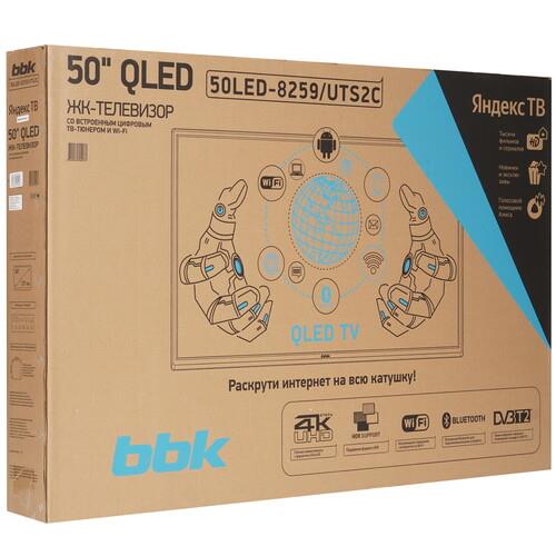 50" (127 см) Телевизор BBK 50LED-8259/UTS2C черный