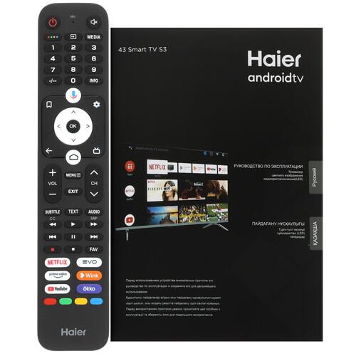 43" (110 см) Телевизор Haier 43 Smart TV S3 серый