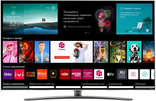 55" (139 см) Телевизор LG 55QNED876QB серый