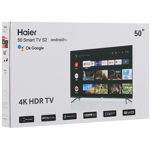50" (127 см) Телевизор Haier 50 Smart TV S2 черный