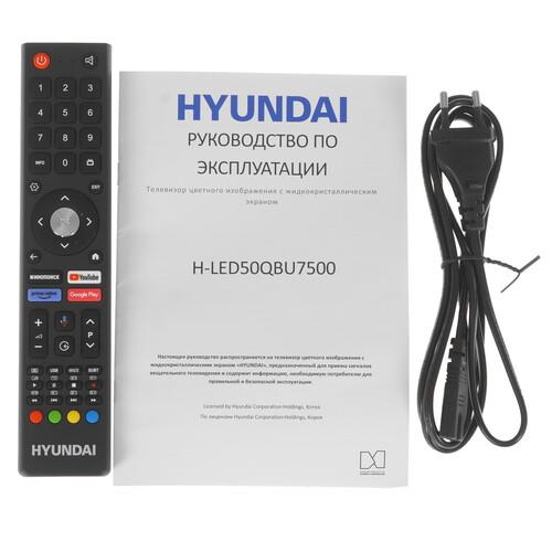 50" (127 см) Телевизор Hyundai H-LED50QBU7500 черный