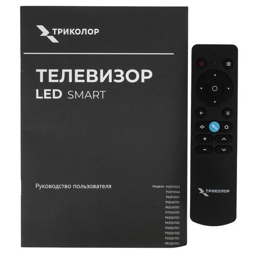 43" (109 см) Телевизор Триколор P43QH702 черный