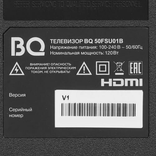 50" (127 см) Телевизор BQ 50FSU01B черный