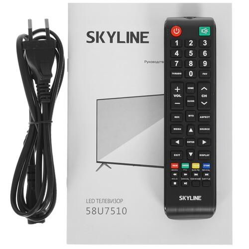 58" (146 см) Телевизор Skyline 58U7510 черный