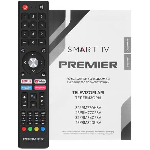 43" (109.22 см) Телевизор Premier 43PRM770FSV черный