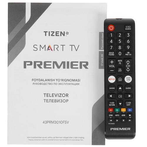 43" (109 см) Телевизор Premier 43PRM3010USV черный