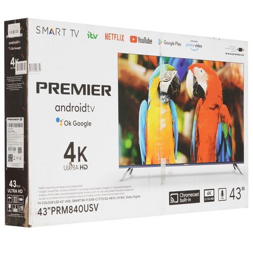 43" (109.22 см) Телевизор Premier 43PRM840USV черный