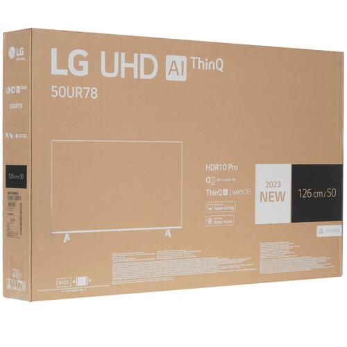 50" (125 см) Телевизор LG 50UR78006LK черный