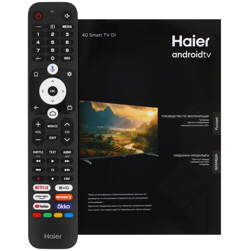 40" (101 см) Телевизор Haier 40 Smart TV D1 черный